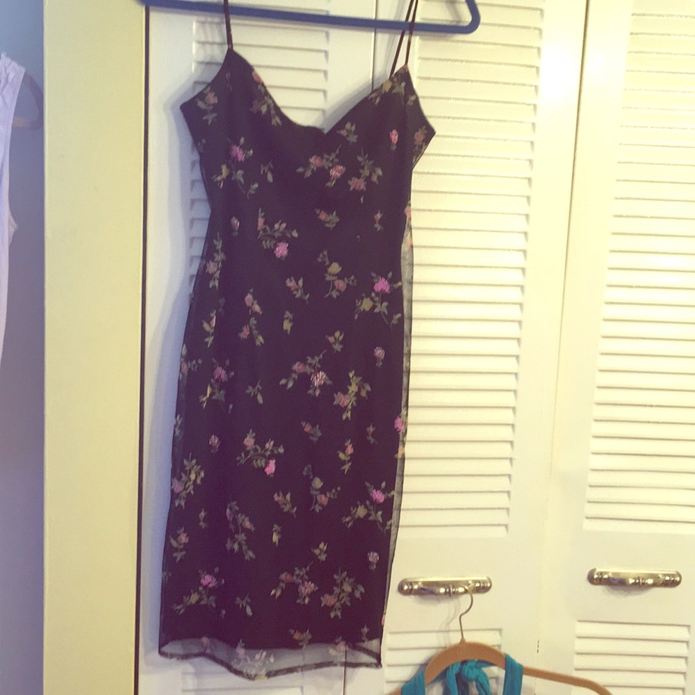 Black Flower dress
